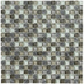 Marazzi Crystal Stone II 12" x 12"-Stone & Glass Mosaic-Marazzi-Pewter-12" x 12"-State Tile
