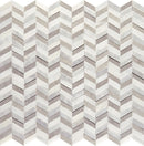 American Olean Candora 11.81" x 12"-Natural Stone Mosaic-American Olean-White & Grey Blend-11.81" x 12"-State Tile