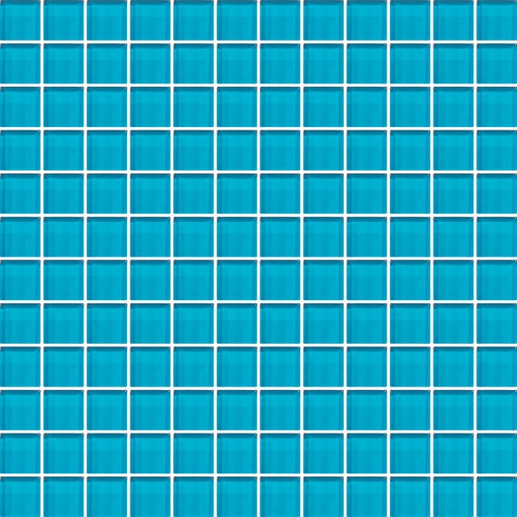 American Olean Color Appeal Mosaic 12" x 12"-Glass & Stone Mosaic-American Olean-Hawaiian Ocean-12" x 12"-State Tile