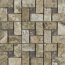 Marazzi Archaeology Pinwheel 12" x 12"-Porcelain Mosaic-Marazzi-Crystal River-12" x 12"-State Tile