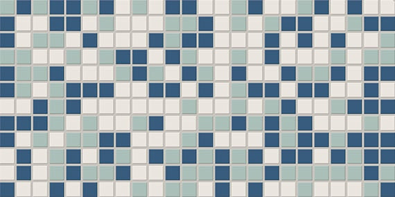 Daltile Keystones Blend 1 x 1 12" x 24"-Porcelain Mosaic-Daltile-Macaron Blend-12" x 24"-State Tile