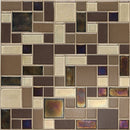 Daltile Coastal Keystones Block Random 12" x 12"-Glass Mosaic-Daltile-Treasure Island-12" x 12"-State Tile