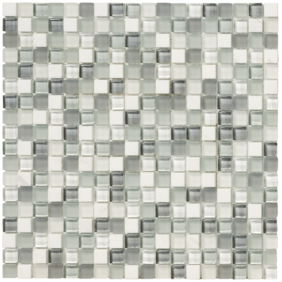Marazzi Crystal Stone II 12" x 12"-Stone & Glass Mosaic-Marazzi-Pearl-12" x 12"-State Tile