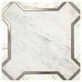 Marazzi Castellina 11" x 11"-Natural Stone Mosaic-Marazzi-Nouveau White Titanium-11" x 11"-State Tile