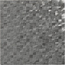 Daltile Structure 11.9" x 11.9"-Metal Mosaic-Daltile-Gunmetal-11.9" x 11.9"-State Tile