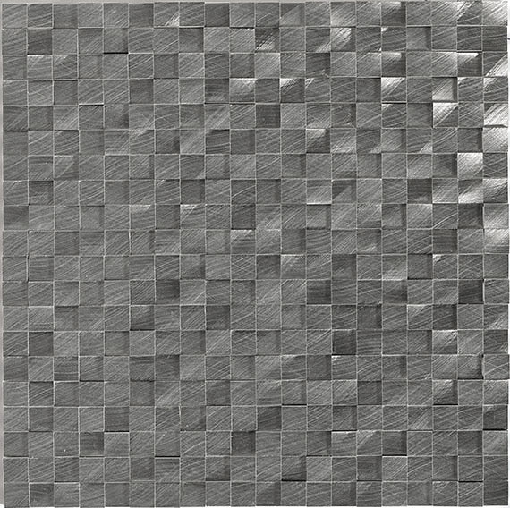 Daltile Structure 11.9" x 11.9"-Metal Mosaic-Daltile-Gunmetal-11.9" x 11.9"-State Tile