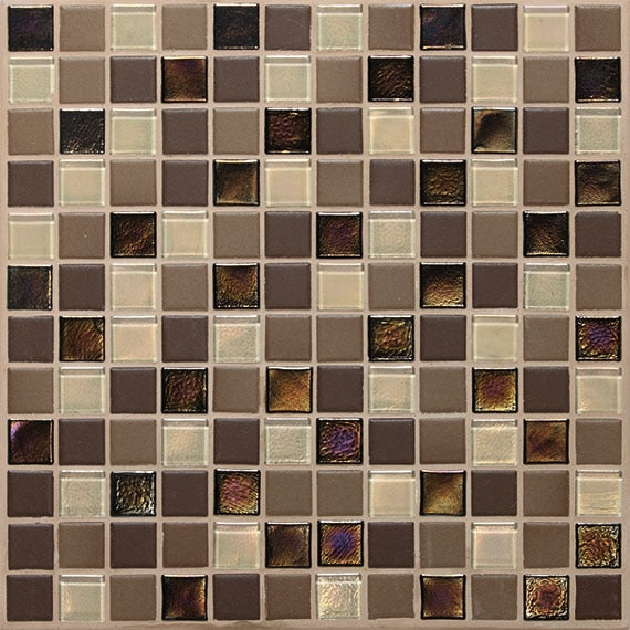 Daltile Coastal Keystones 1 x 1 12" x 12"-Glass Mosaic-Daltile-Treasure Island-12" x 12"-State Tile