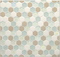 Daltile Coastal Keystones HEX 12" x 12"-Glass Mosaic-Daltile-Trade Wind-12" x 12"-State Tile