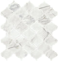 Daltile Marble Baroque 13.38" x 13.75"-Marble Mosaic-Daltile-Venetian Calacatta Polished-13.38" x 13.75"-State Tile