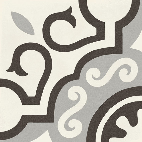 Marazzi D Segni Deco 8" x 8"-Porcelain Tile-Marazzi-Parisian Smoke Blend-8" x 8"-State Tile