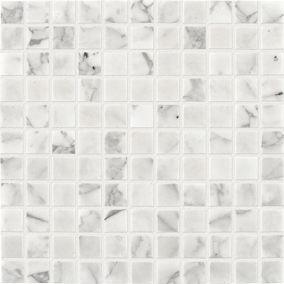 Daltile Marble 2 x 2 12" x 12"-Marble Mosaic-Daltile-Venetian Calacatta Honed-12" x 12"-State Tile