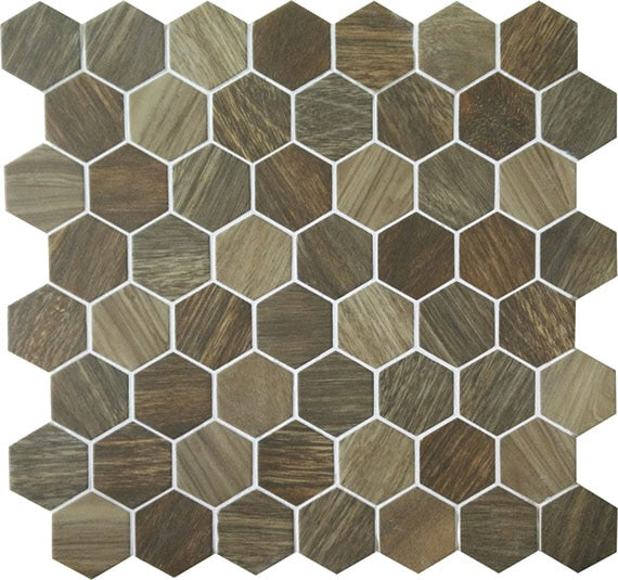 American Olean Crosswood 11" x 12"-Glass Mosaic-American Olean-Heron-11" x 12"-State Tile