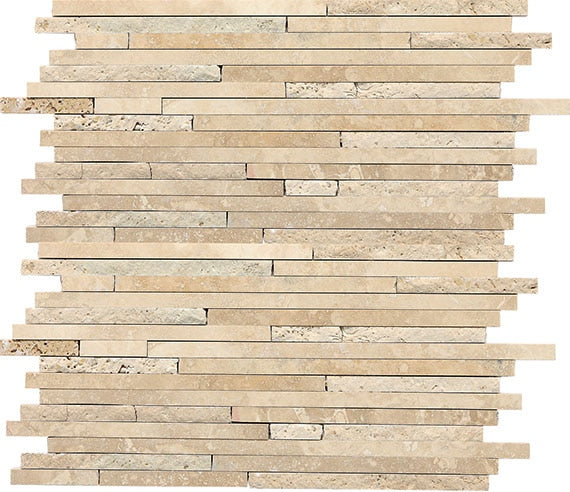 Daltile Travertine Mosaic 12" x 12"-Traventine Mosaic-Daltile-Mediterranean Ivory-12" x 12"-State Tile