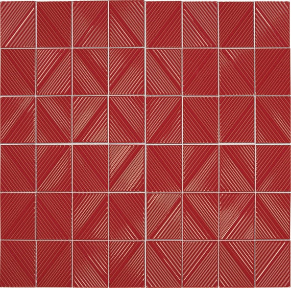 Daltile Revalia 11.75" x 15.62"-Ceramic Mosaic-Daltile-Red-11.75" x 15.62"-State Tile
