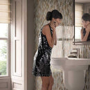 Daltile Crystal Shores 1 x 2 12" x 13"-Glass Mosaic-Daltile-State Tile