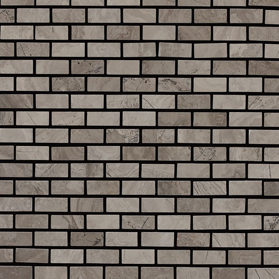 Daltile Marble Brick Joint 12" x 12"-Marble Mosaic-Daltile-Silver Screen Polished-12" x 12"-State Tile