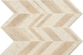 Daltile Decorative Accents 12" x 22"-Natural Stone Mosaic-Daltile-Fusion Creme-12" x 22"-State Tile