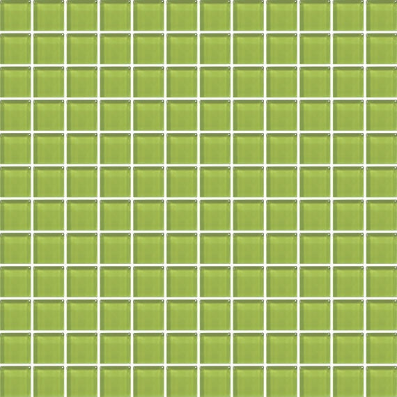 American Olean Color Appeal Mosaic 12" x 12"-Glass & Stone Mosaic-American Olean-Lime Green-12" x 12"-State Tile
