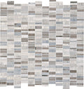 Daltile Limestone Mosaic 12" x 12"-Limestone Mosaic-Daltile-Chenille White Silver Screen-12" x 12"-State Tile