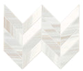 Daltile Pietra Divina Chevron 14" x 14"-Natural Stone Mosaic-Daltile-Calacatta Dolomiti-14" x 14"-State Tile