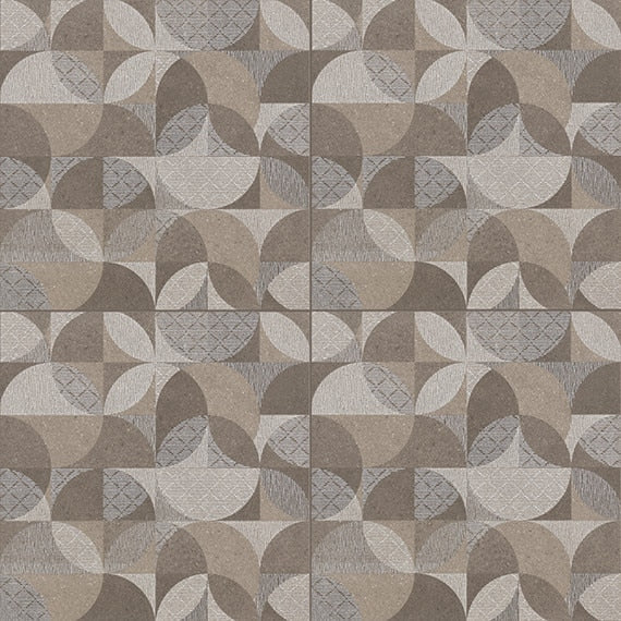 Marazzi Fondamenta Deco 24" x 24"-Porcelain Tile-Marazzi-Dark Grey-24" x 24"-State Tile