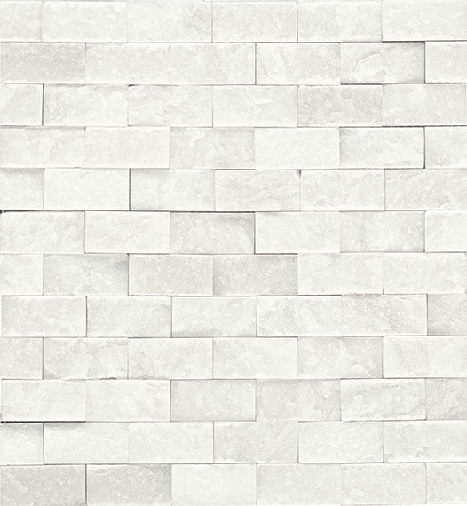 Daltile Marble 1 x 2 12" x 12"-Marble Mosaic-Daltile-First Snow Elegance Polished-12" x 12"-State Tile
