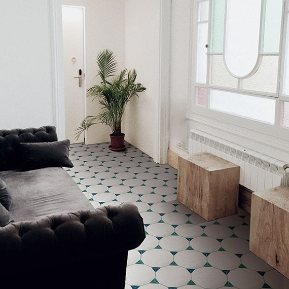 Daltile Bee Hive Medley Sun HEX 8.5" x 10"-Porcelain Tile-Daltile-State Tile