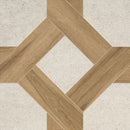 Daltile Museo 24" x 24"-Porcelain Tile-Daltile-Exhibition White Interwoven Trellis-24" x 24"-State Tile