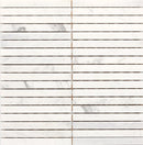 Daltile Stone a la Mod Linear 12" x 12"-Natural Stone Mosaic-Daltile-Contempo White-12" x 12"-State Tile