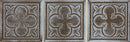 Daltile Vintage Metals 4" x 4"-Metal Tile-Daltile-Whitewash Classic Bronze Clover-4" x 4"-State Tile