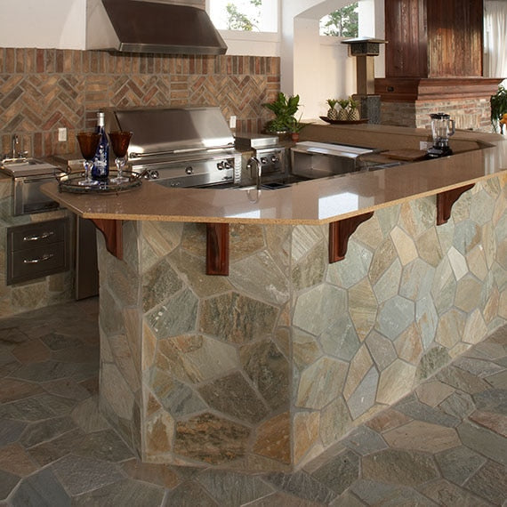 Daltile Slate 8" x RL-Natural Stone Tile-Daltile-State Tile