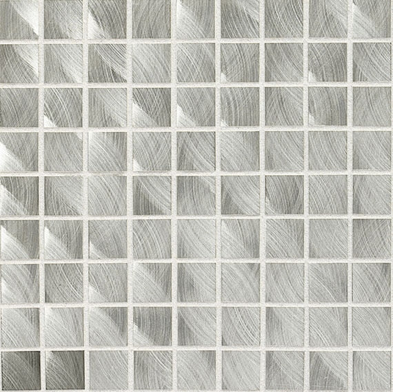 Daltile Structure 1 x 1 11.8" x 11.8"-Metal Mosaic-Daltile-Steel-11.8" x 11.8"-State Tile