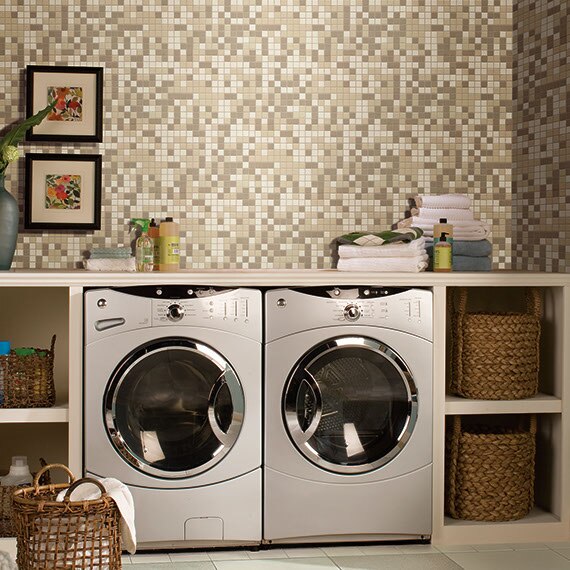 Daltile Keystones Unglazed Mosaics 1 X 1 12" x 24"-Porcelain Mosaic-Daltile-State Tile