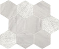 Marazzi Haven Point Hexagon Mosaic 11.75" x 11.75"-Natural Stone Mosaic-Marazzi-Candid Heather-11.75" x 11.75"-State Tile