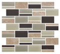 American Olean Color Appeal 3" 11.75" x 12.75"-Glass & Stone Mosaic-American Olean-Canyon Trail-11.75" x 12.75"-State Tile