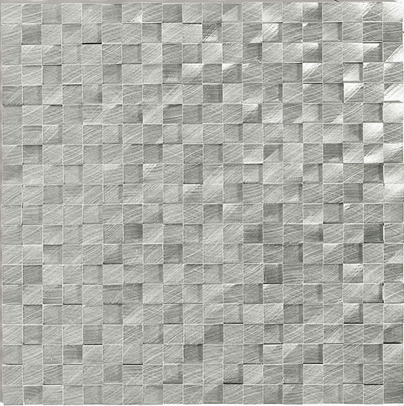 Daltile Structure 11.9" x 11.9"-Metal Mosaic-Daltile-Steel-11.9" x 11.9"-State Tile