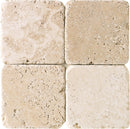 American Olean Travertine 4" x 4"-Travertine Tile-American Olean-Mediterranean Ivory-4" x 4"-State Tile