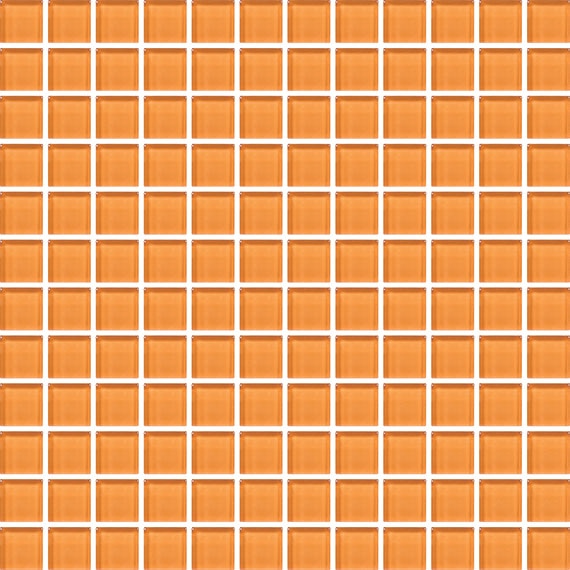 American Olean Color Appeal Mosaic 12" x 12"-Glass & Stone Mosaic-American Olean-Orange Peel-12" x 12"-State Tile