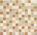 Daltile Coastal Keystones 1 x 1 12" x 12"-Glass Mosaic-Daltile-Island Harvest-12" x 12"-State Tile