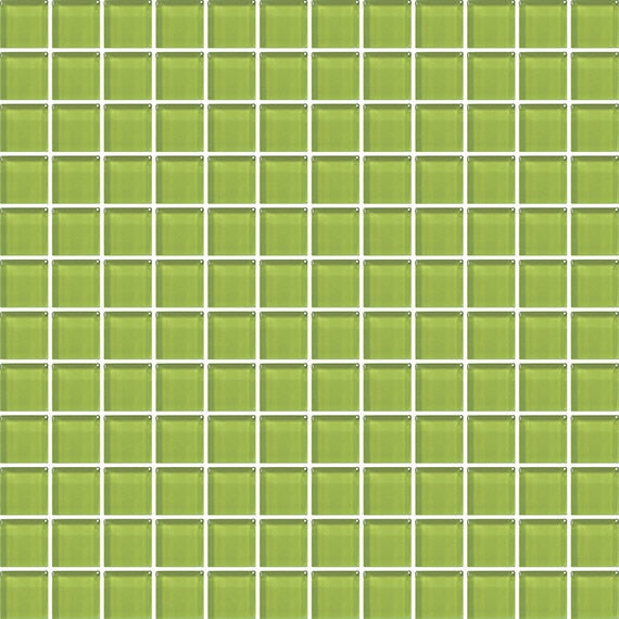 Daltile Color Wave Vibrant Color 1 x 6 12" x 12"-Glass Mosaic-Daltile-Lime Glow-12" x 12"-State Tile