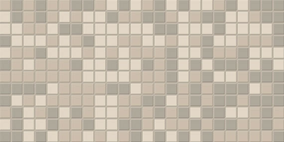 Daltile Keystones Blend 1 x 1 12" x 24"-Porcelain Mosaic-Daltile-Almond Blend-12" x 24"-State Tile