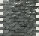 Daltile Structure 1 x 2 11.8" x 11.8"-Metal Mosaic-Daltile-Gunmetal-11.8" x 11.8"-State Tile