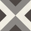 Marazzi D Segni Deco 8" x 8"-Porcelain Tile-Marazzi-Double Diamond Smoke Blend-8" x 8"-State Tile