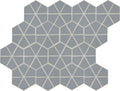 Daltile Revalia Remix 10.25" x 15"-Ceramic Mosaic-Daltile-Gray Glossy-10.25" x 15"-State Tile