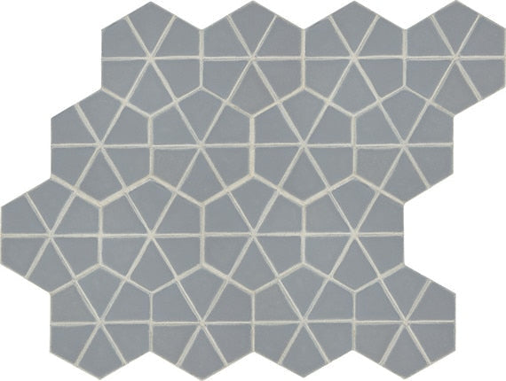 Daltile Revalia Remix 10.25" x 15"-Ceramic Mosaic-Daltile-Gray Glossy-10.25" x 15"-State Tile