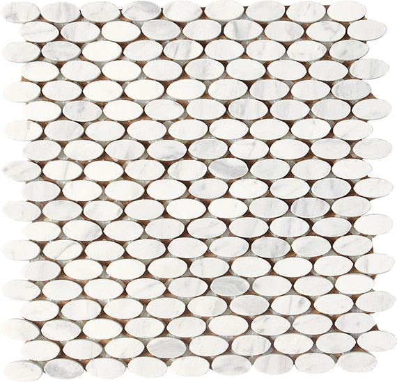 Daltile Stone a la Mod 11.75" x 12"-Natural Stone Mosaic-Daltile-Contempo White-11.75" x 12"-State Tile