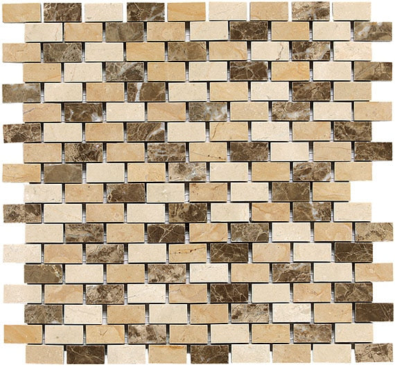 Daltile Decorative Accents 12" x 12"-Natural Stone Mosaic-Daltile-Adda Blend-12" x 12"-State Tile