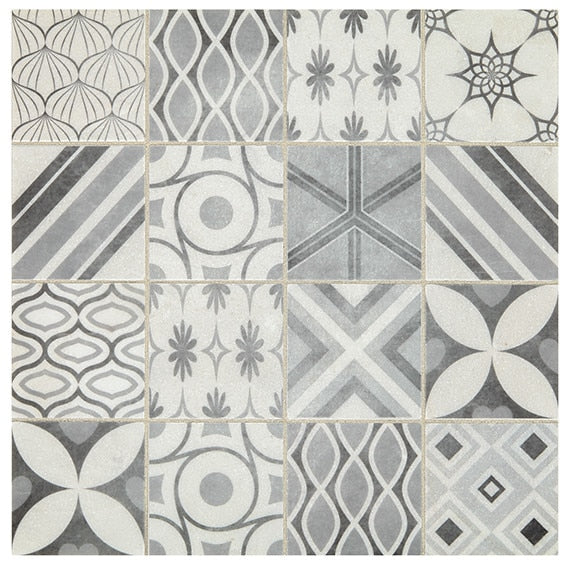 Daltile Sublimity Encaustic 11" x 11"-Natural Stone Mosaic-Daltile-Breath Sequence-11" x 11"-State Tile