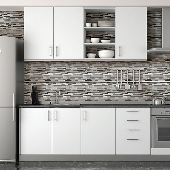 Daltile Endeavors 12" x 13"-Stone & Glass Mosaic-Daltile-State Tile