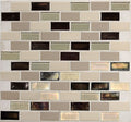 Daltile Coastal Keystones 2 x 1 12" x 13"-Glass Mosaic-Daltile-Sunset Cove-12" x 13"-State Tile